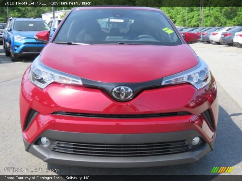 Ruby Flare Pearl / Black 2018 Toyota C-HR XLE