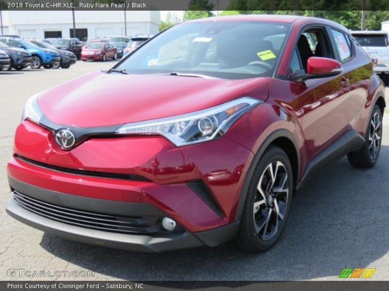 Ruby Flare Pearl / Black 2018 Toyota C-HR XLE