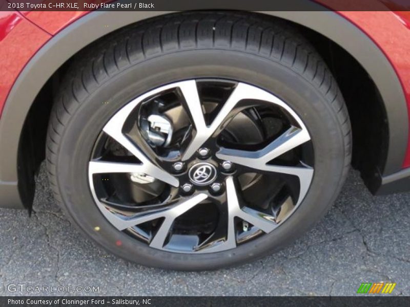 Ruby Flare Pearl / Black 2018 Toyota C-HR XLE