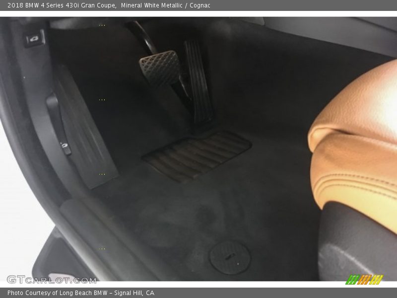 Mineral White Metallic / Cognac 2018 BMW 4 Series 430i Gran Coupe
