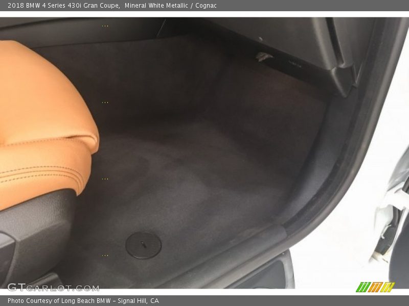 Mineral White Metallic / Cognac 2018 BMW 4 Series 430i Gran Coupe