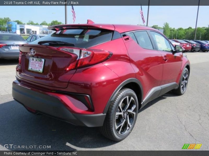 Ruby Flare Pearl / Black 2018 Toyota C-HR XLE