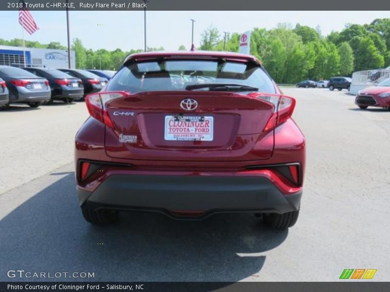 Ruby Flare Pearl / Black 2018 Toyota C-HR XLE