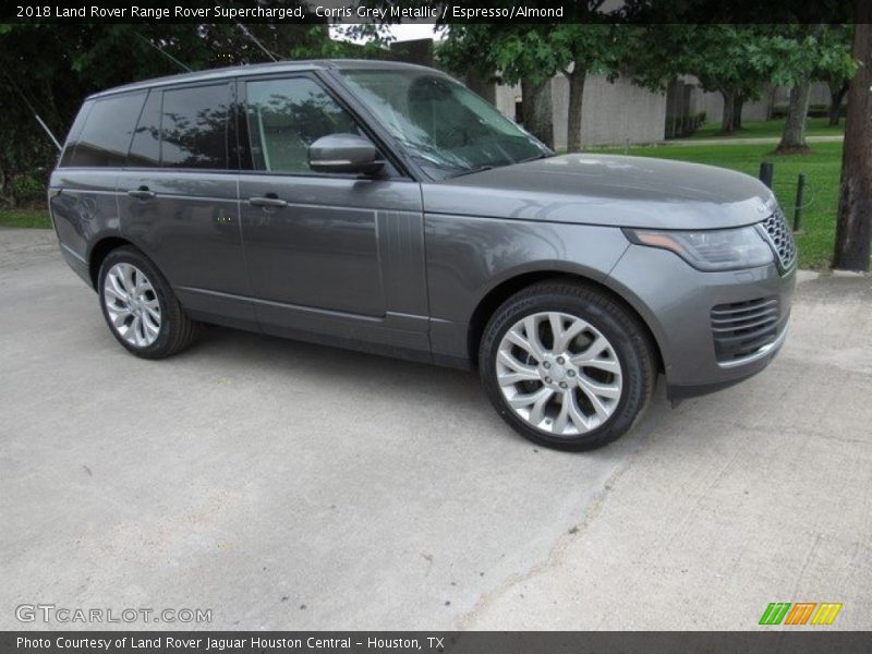 Corris Grey Metallic / Espresso/Almond 2018 Land Rover Range Rover Supercharged
