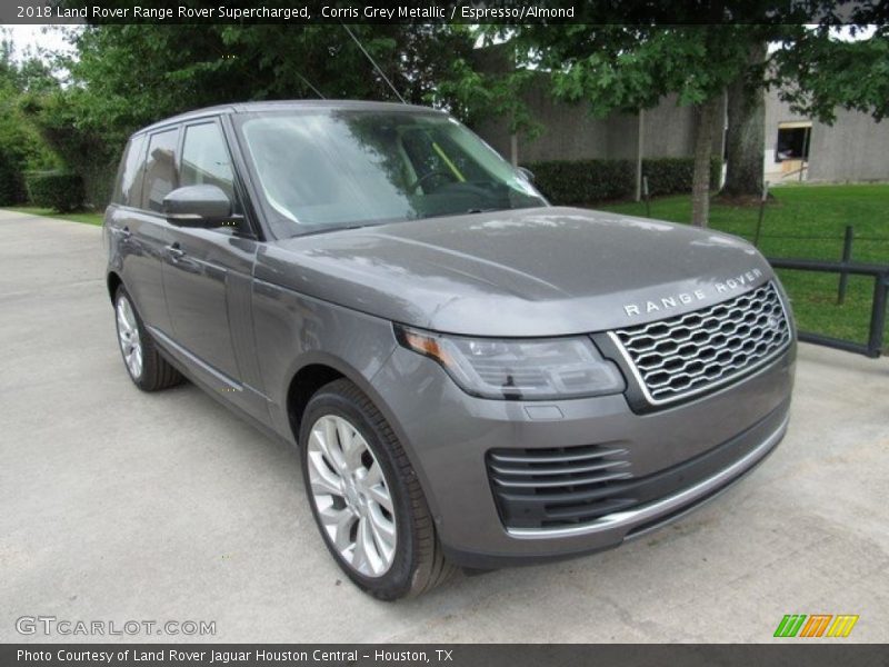 Corris Grey Metallic / Espresso/Almond 2018 Land Rover Range Rover Supercharged