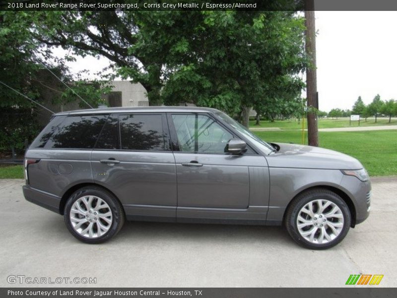 Corris Grey Metallic / Espresso/Almond 2018 Land Rover Range Rover Supercharged