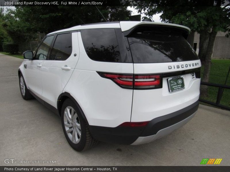 Fuji White / Acorn/Ebony 2018 Land Rover Discovery HSE