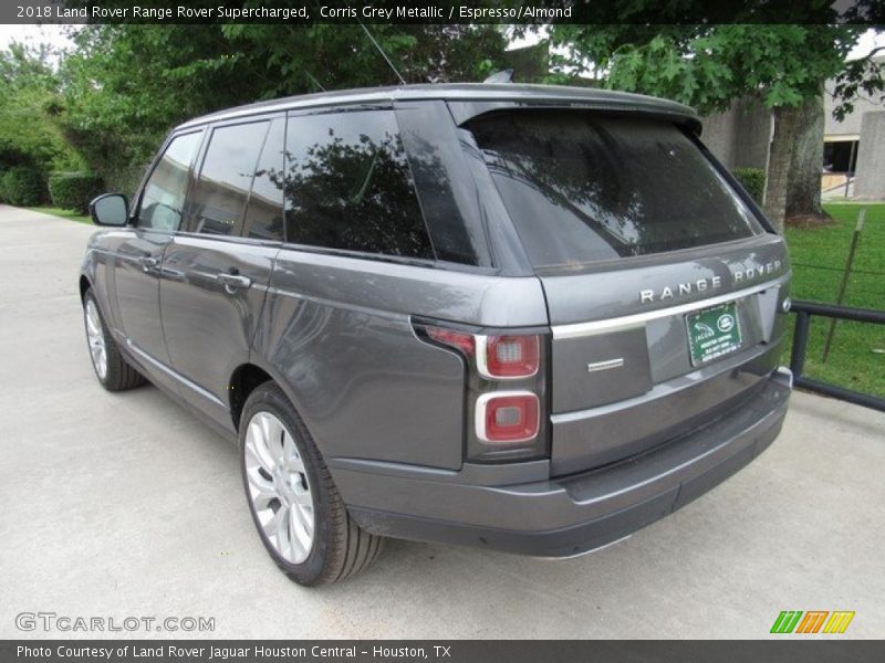 Corris Grey Metallic / Espresso/Almond 2018 Land Rover Range Rover Supercharged