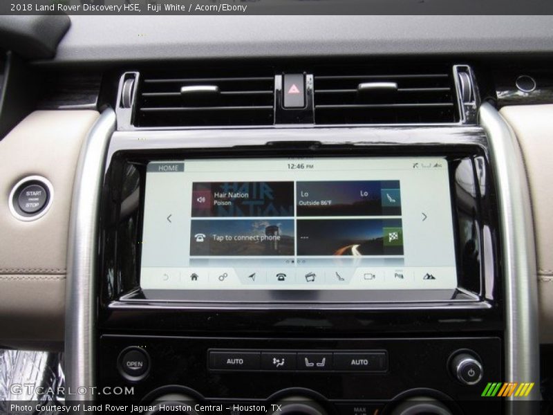 Fuji White / Acorn/Ebony 2018 Land Rover Discovery HSE