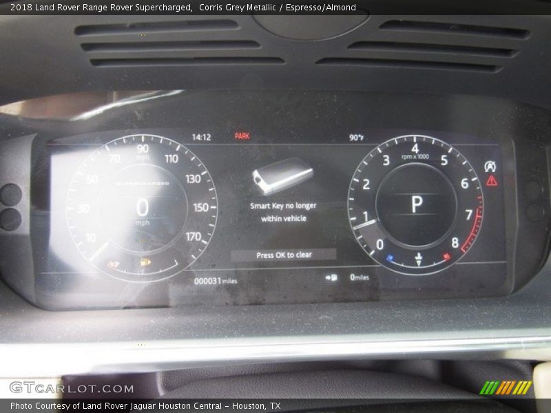 Corris Grey Metallic / Espresso/Almond 2018 Land Rover Range Rover Supercharged