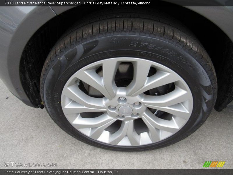 Corris Grey Metallic / Espresso/Almond 2018 Land Rover Range Rover Supercharged