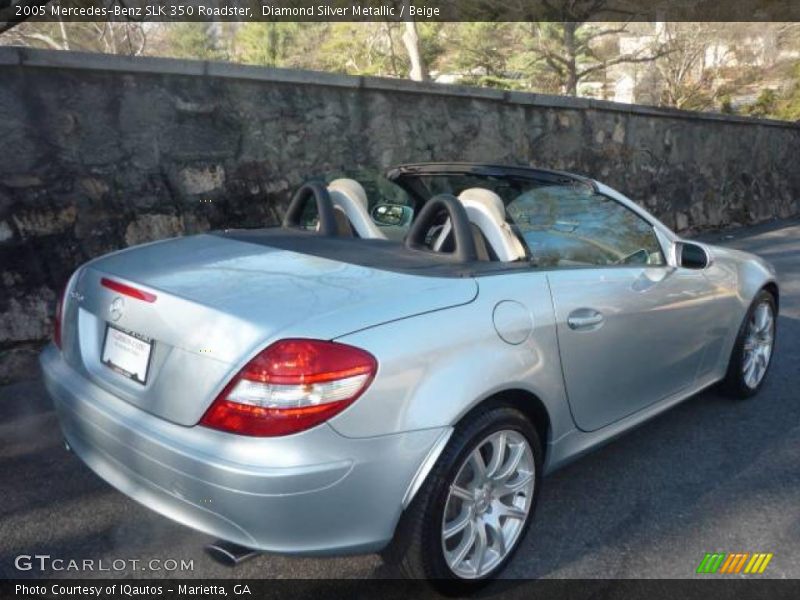 Diamond Silver Metallic / Beige 2005 Mercedes-Benz SLK 350 Roadster