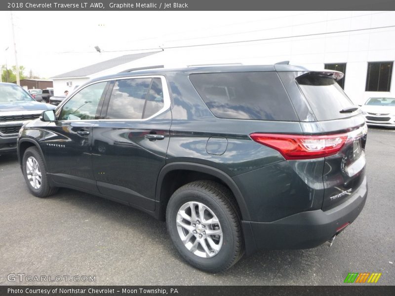 Graphite Metallic / Jet Black 2018 Chevrolet Traverse LT AWD