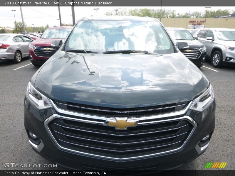 Graphite Metallic / Jet Black 2018 Chevrolet Traverse LT AWD