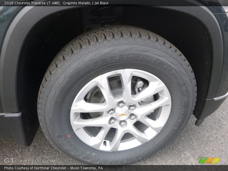 Graphite Metallic / Jet Black 2018 Chevrolet Traverse LT AWD