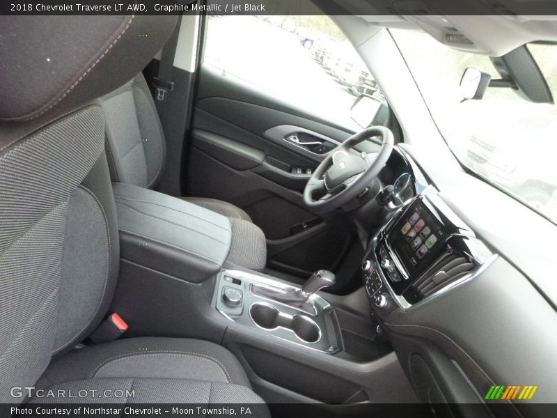 Graphite Metallic / Jet Black 2018 Chevrolet Traverse LT AWD