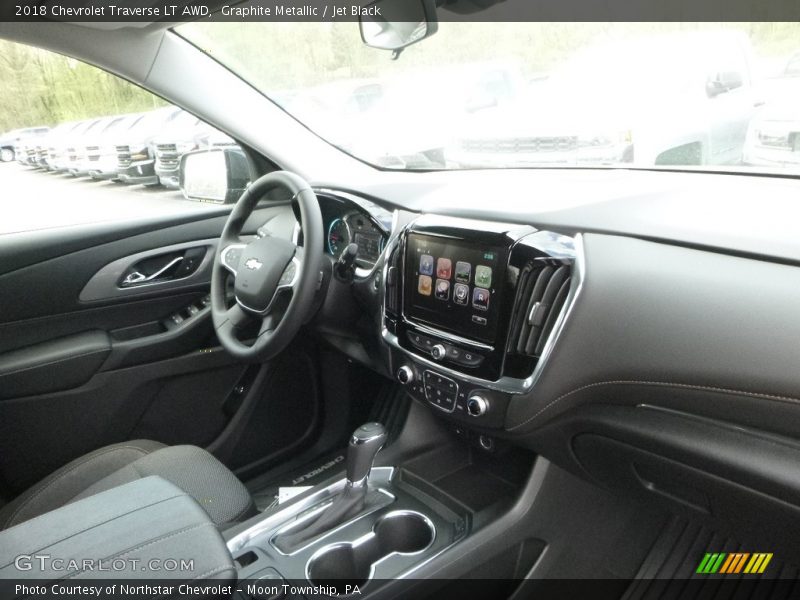 Graphite Metallic / Jet Black 2018 Chevrolet Traverse LT AWD