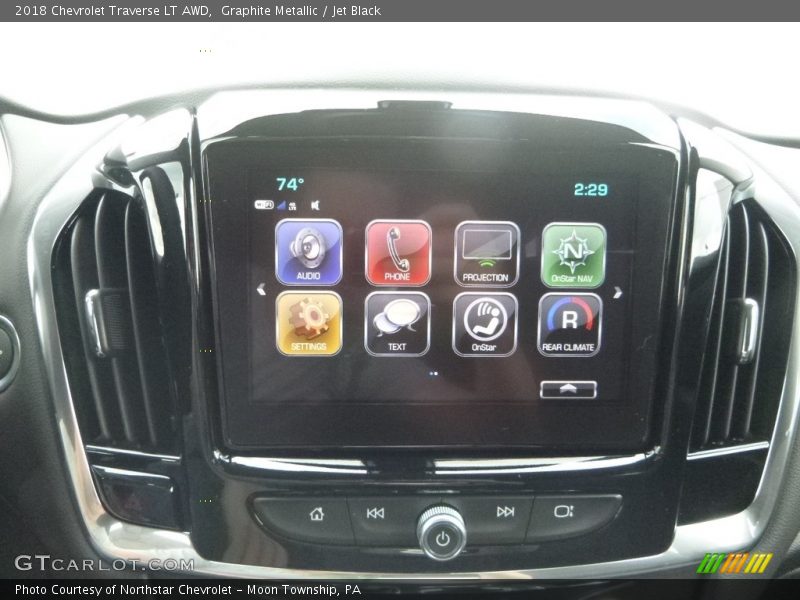 Graphite Metallic / Jet Black 2018 Chevrolet Traverse LT AWD