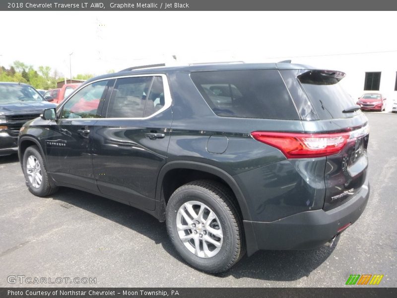 Graphite Metallic / Jet Black 2018 Chevrolet Traverse LT AWD