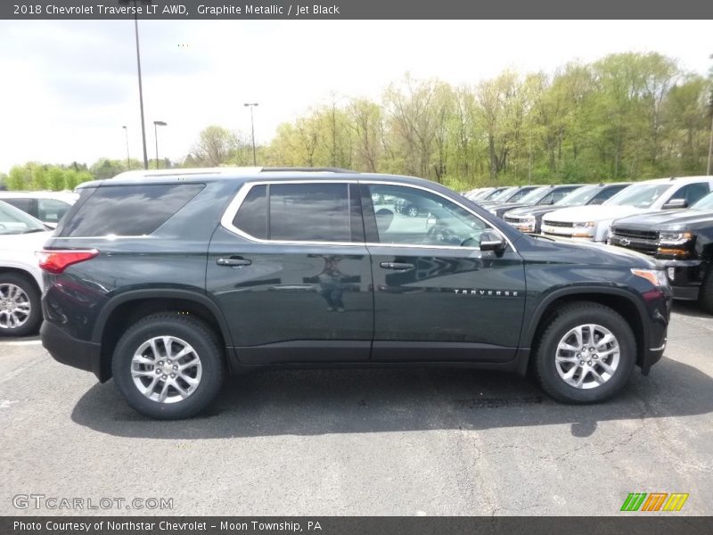 Graphite Metallic / Jet Black 2018 Chevrolet Traverse LT AWD