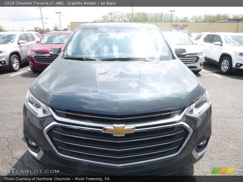 Graphite Metallic / Jet Black 2018 Chevrolet Traverse LT AWD
