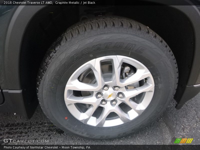 Graphite Metallic / Jet Black 2018 Chevrolet Traverse LT AWD