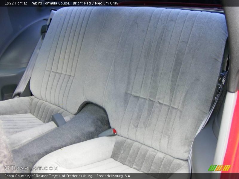 Bright Red / Medium Gray 1992 Pontiac Firebird Formula Coupe