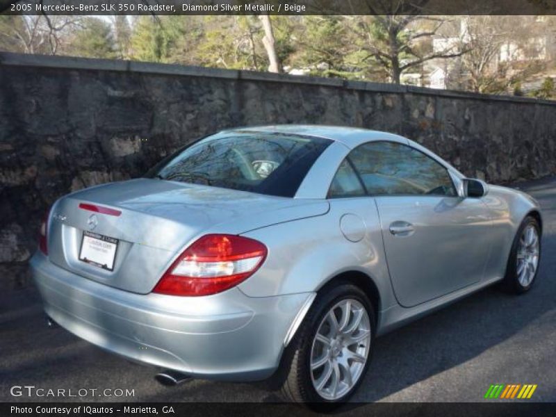 Diamond Silver Metallic / Beige 2005 Mercedes-Benz SLK 350 Roadster