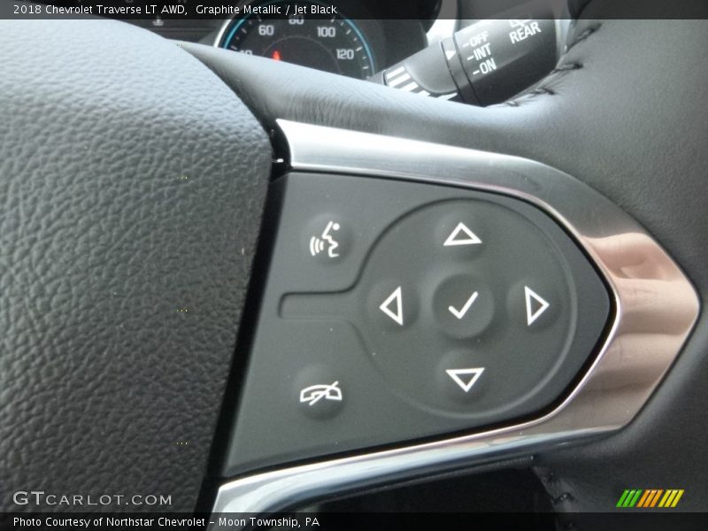 Graphite Metallic / Jet Black 2018 Chevrolet Traverse LT AWD