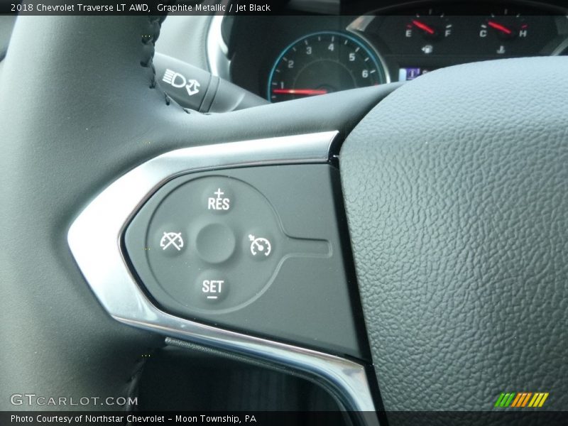 Graphite Metallic / Jet Black 2018 Chevrolet Traverse LT AWD