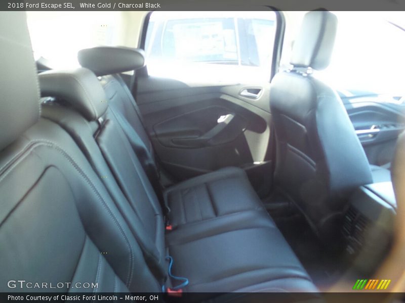 White Gold / Charcoal Black 2018 Ford Escape SEL