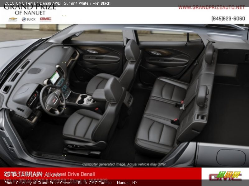Summit White / ­Jet Black 2018 GMC Terrain Denali AWD