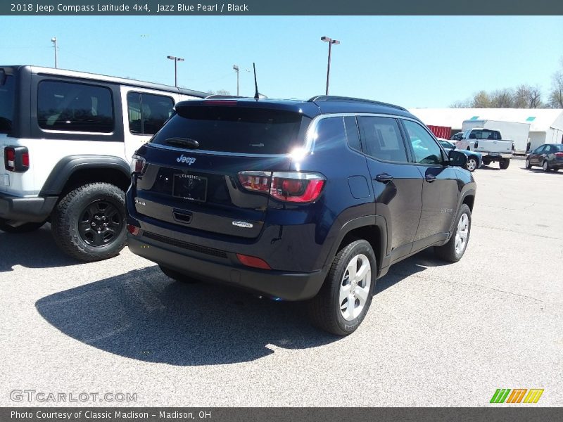 Jazz Blue Pearl / Black 2018 Jeep Compass Latitude 4x4