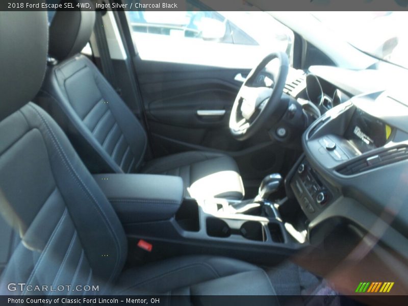 Ingot Silver / Charcoal Black 2018 Ford Escape SEL 4WD