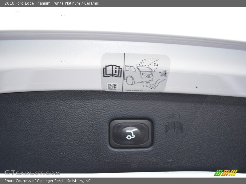 White Platinum / Ceramic 2018 Ford Edge Titanium