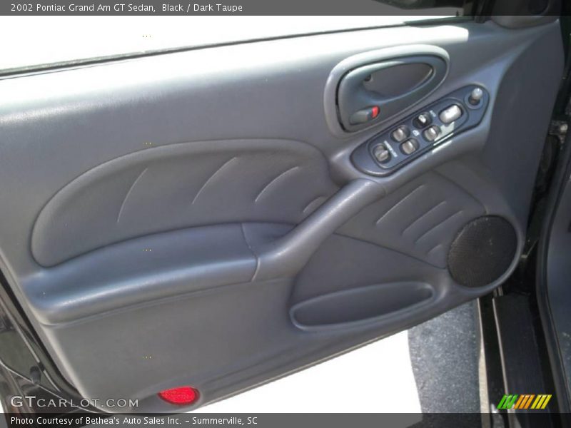 Black / Dark Taupe 2002 Pontiac Grand Am GT Sedan