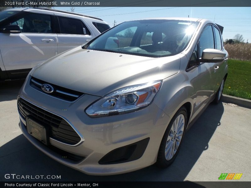 White Gold / Charcoal 2018 Ford C-Max Hybrid SE