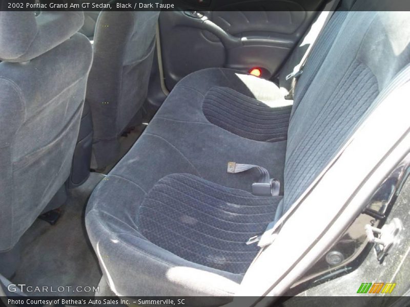Black / Dark Taupe 2002 Pontiac Grand Am GT Sedan