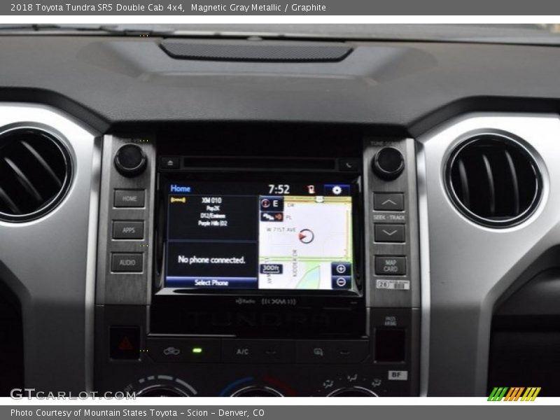 Magnetic Gray Metallic / Graphite 2018 Toyota Tundra SR5 Double Cab 4x4