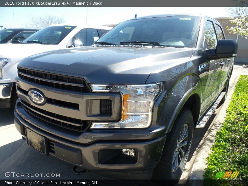 Magnetic / Black 2018 Ford F150 XL SuperCrew 4x4