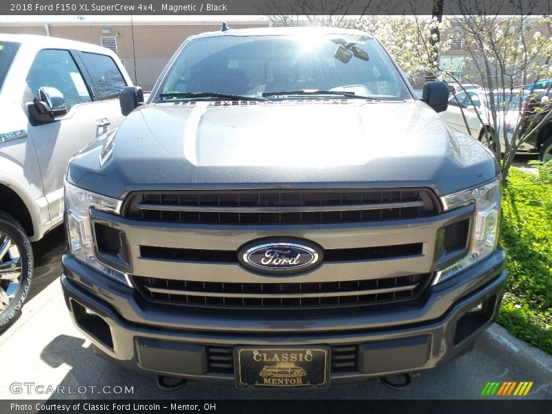 Magnetic / Black 2018 Ford F150 XL SuperCrew 4x4