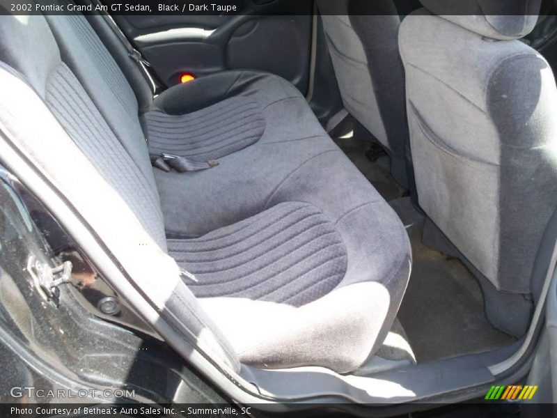 Black / Dark Taupe 2002 Pontiac Grand Am GT Sedan