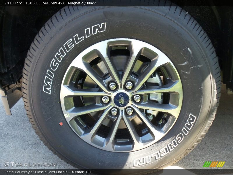 Magnetic / Black 2018 Ford F150 XL SuperCrew 4x4