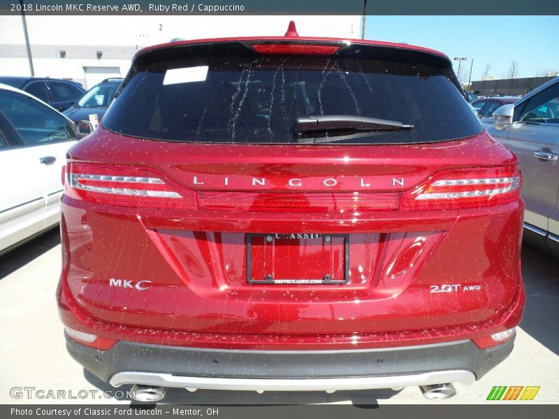 Ruby Red / Cappuccino 2018 Lincoln MKC Reserve AWD