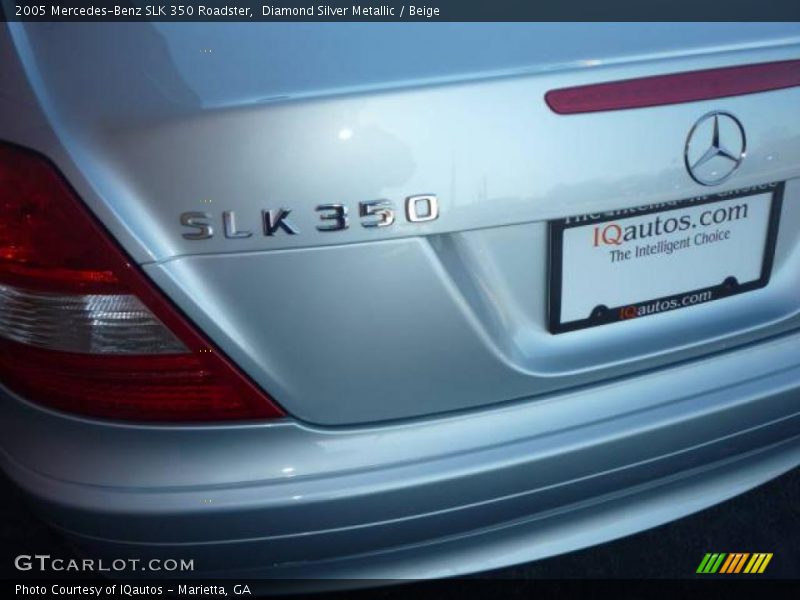 Diamond Silver Metallic / Beige 2005 Mercedes-Benz SLK 350 Roadster