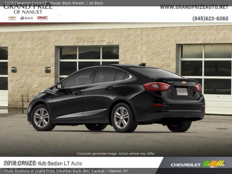 Mosaic Black Metallic / Jet Black 2018 Chevrolet Cruze LT