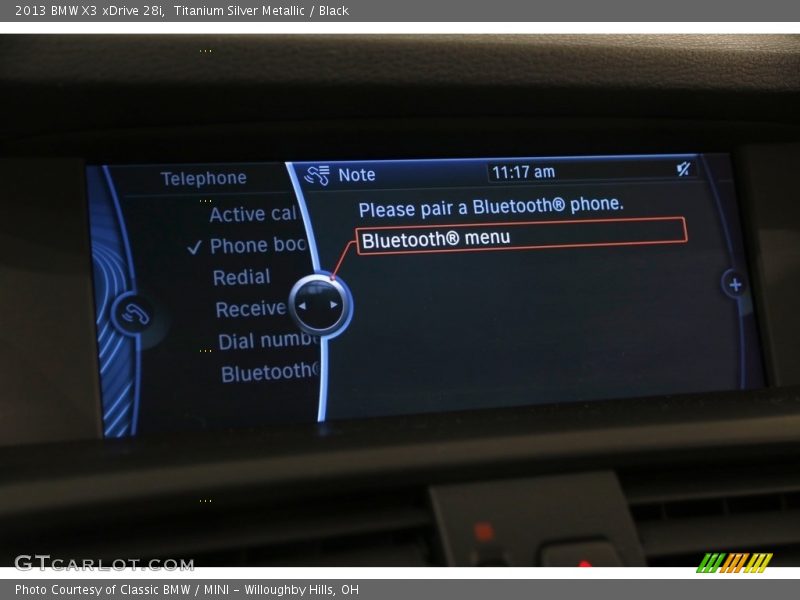 Titanium Silver Metallic / Black 2013 BMW X3 xDrive 28i