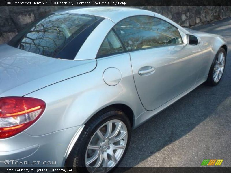 Diamond Silver Metallic / Beige 2005 Mercedes-Benz SLK 350 Roadster