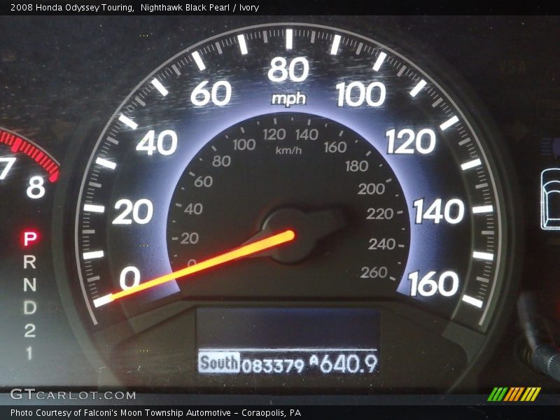 Nighthawk Black Pearl / Ivory 2008 Honda Odyssey Touring
