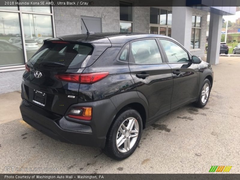 Ultra Black / Gray 2018 Hyundai Kona SE AWD